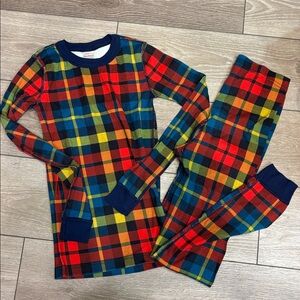 Hanna Andersson Multicolor Striped pajamas size 10